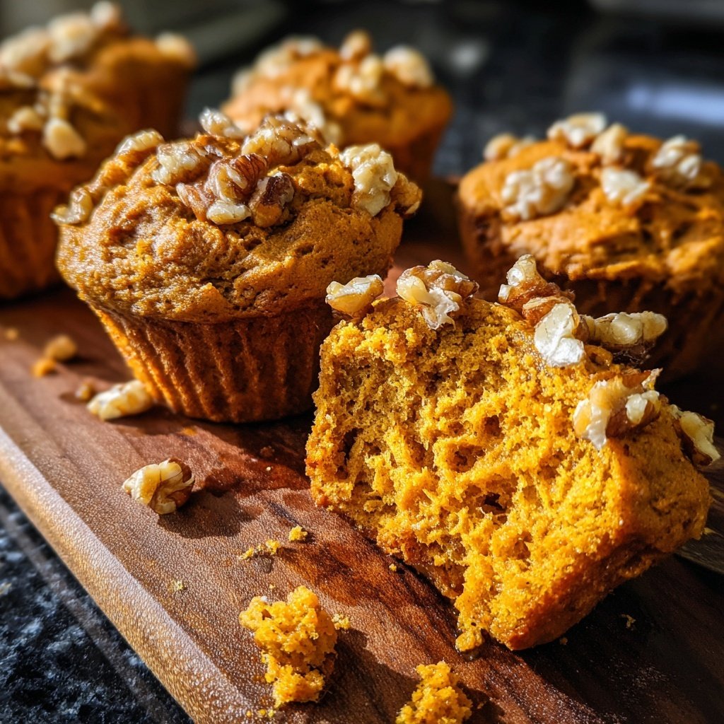 High Protein Pumpkin Spice Muffins