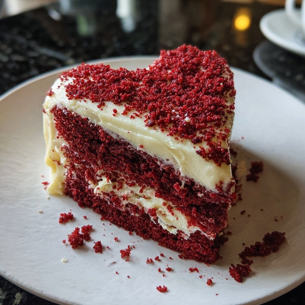 Capricorn Heart Cake Red Velvet