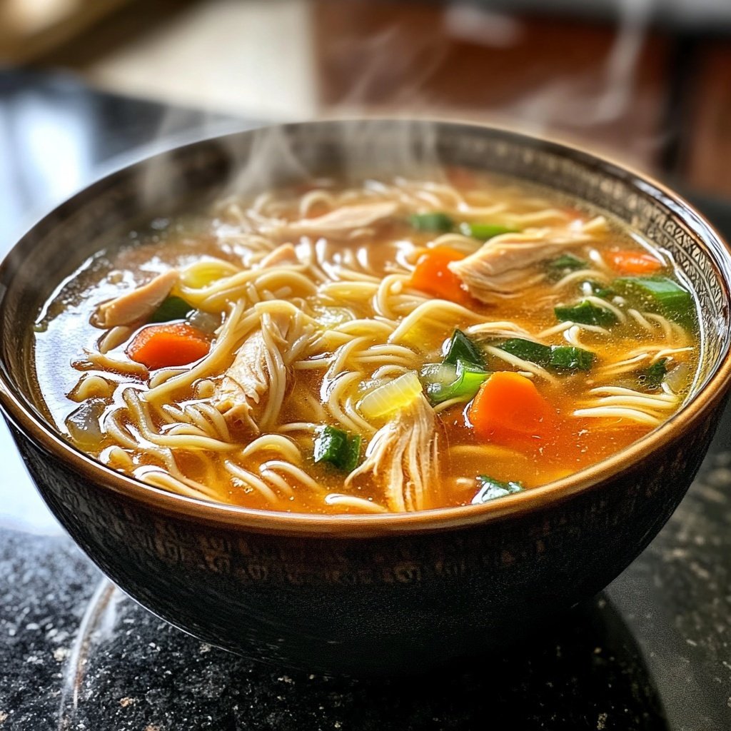 Chinese Chicken Noodle Soup