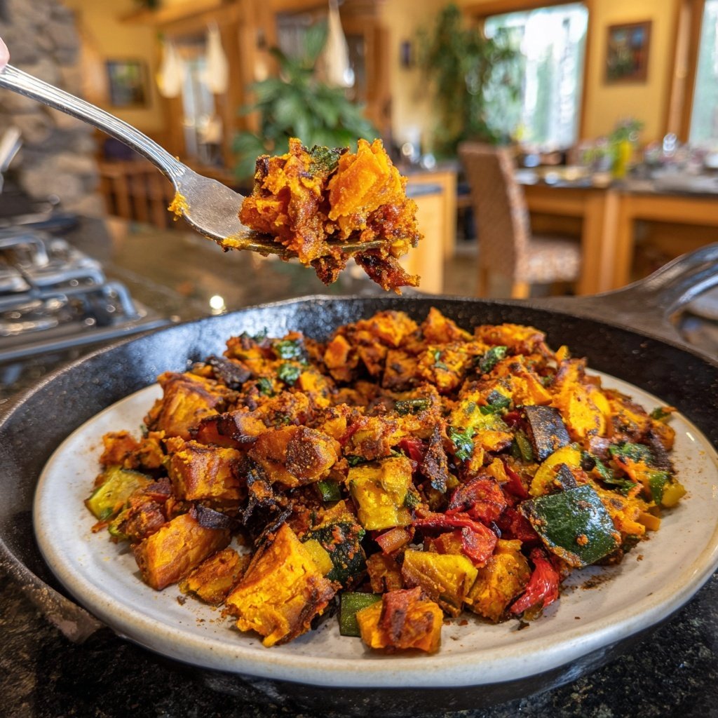 Sweet Potato Hash Spiced Breakfast