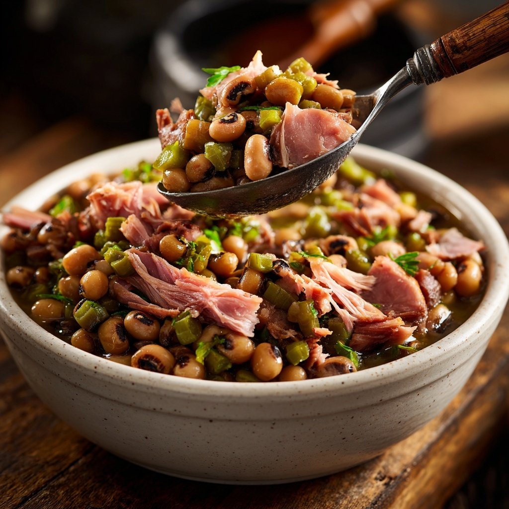 Black Eyed Peas Smoked Ham Hocks
