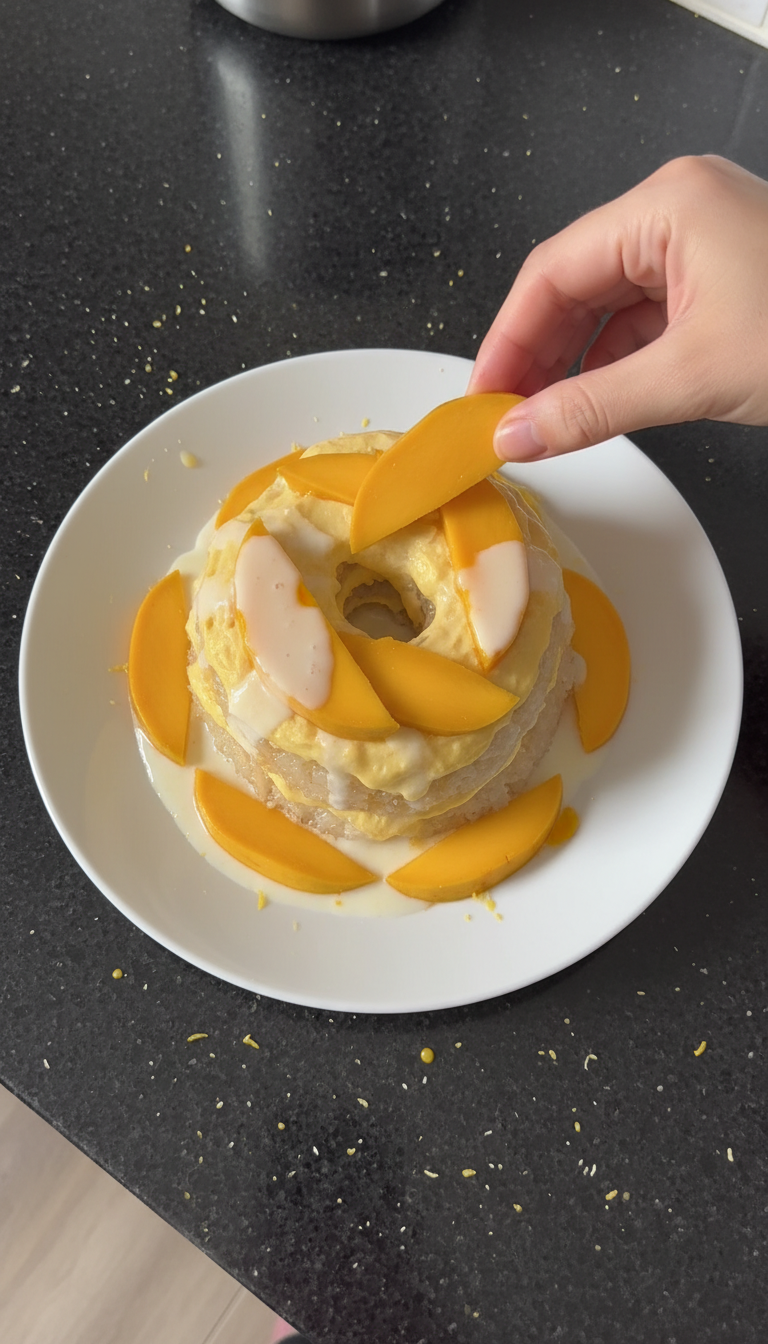 Mango Sticky Rice Pisces Cake