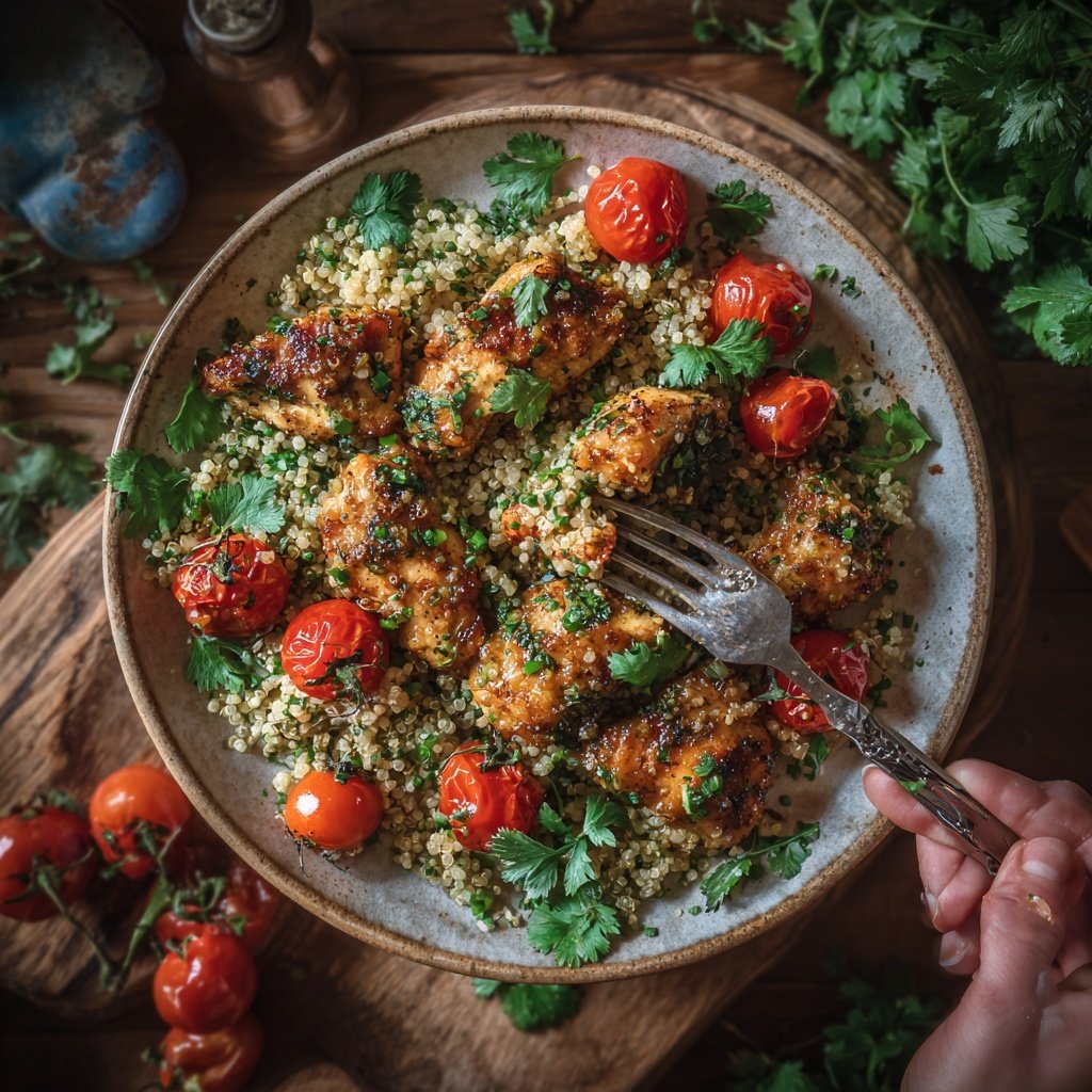 Cilantro Lime Chicken and Quinoa