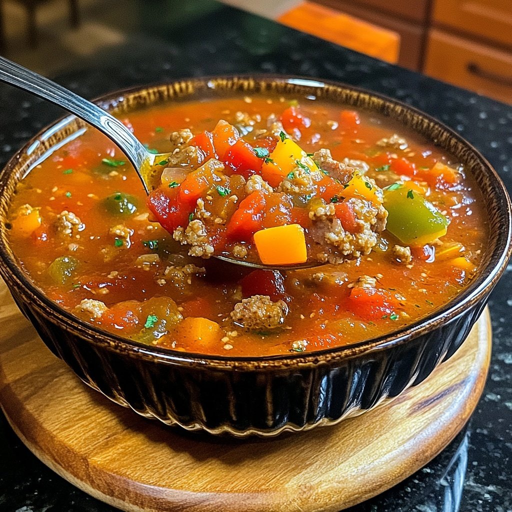 Slow Cooker Italian Sausage Soup
