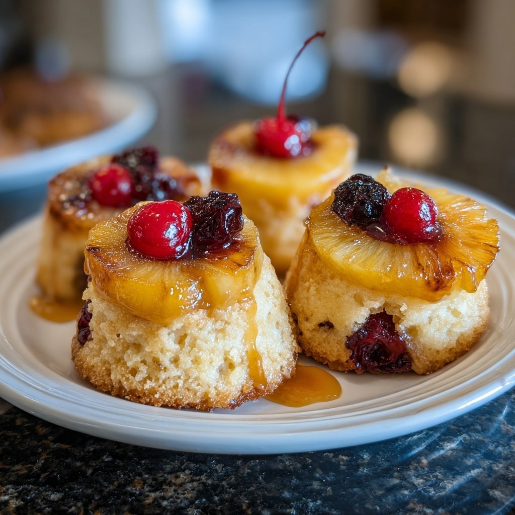 Pineapple Upside Down Cupcake Bliss