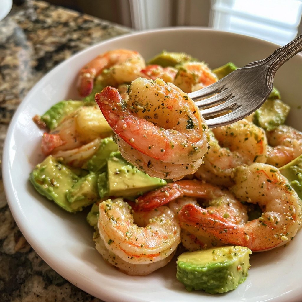 Shrimp and Avocado Appetizer Platter