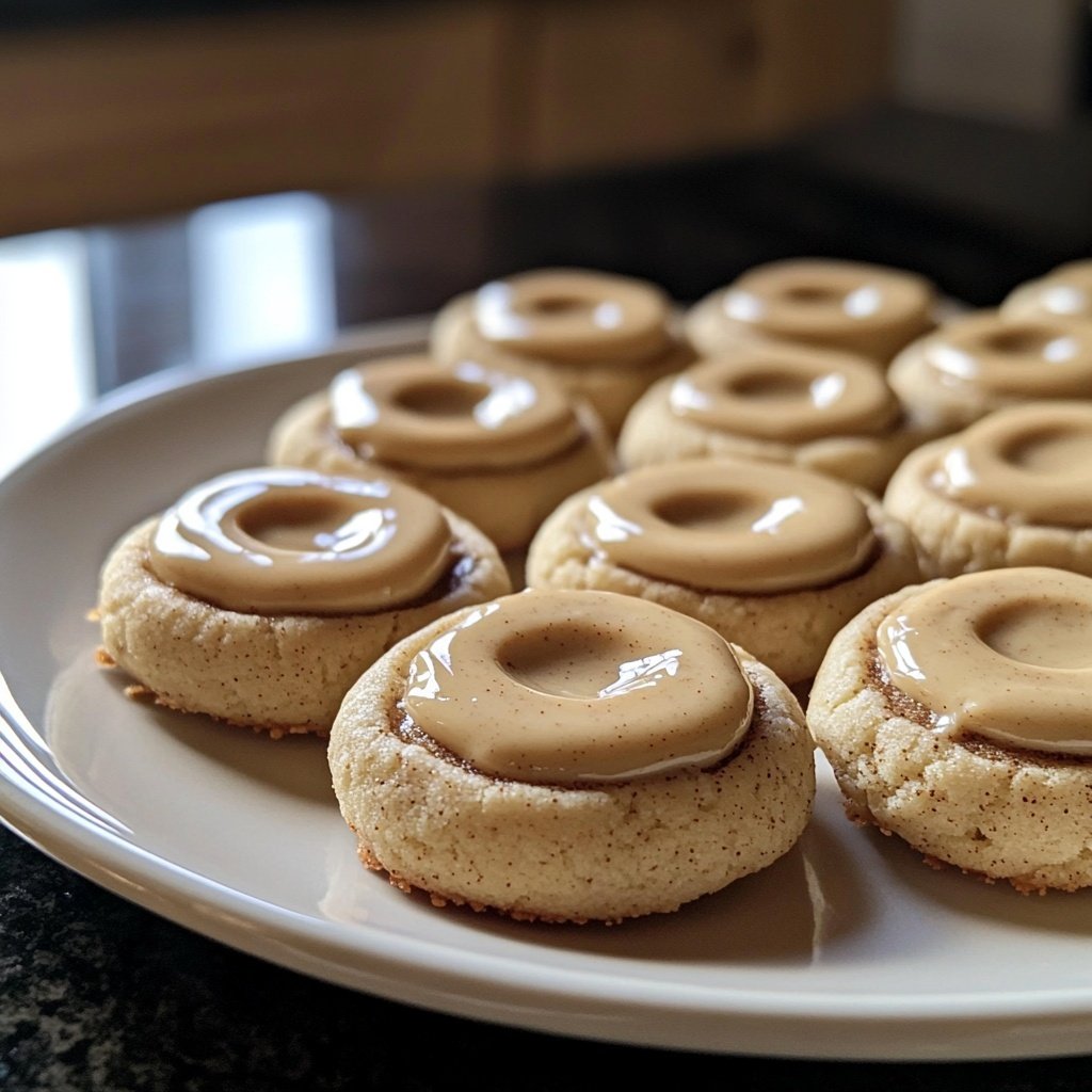 Eggnog Thumbprint Cookies