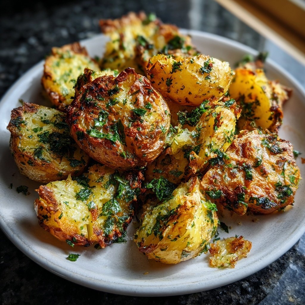 Airfryer Herb Crusted Potatoes