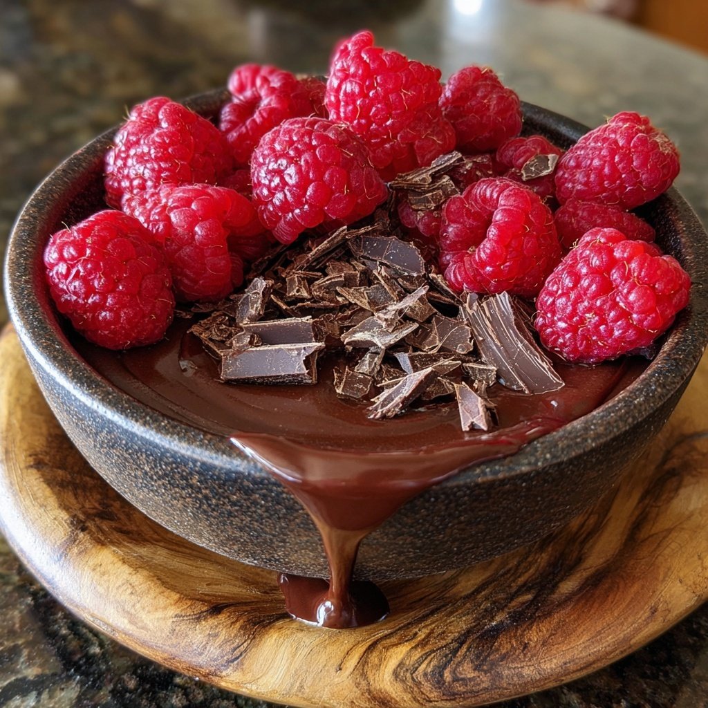 Passionate Raspberry Chocolate Fondue