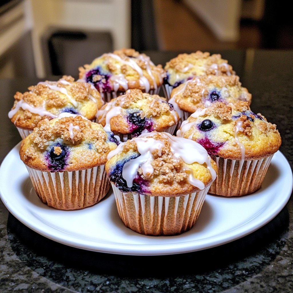 Meyer Lemon Blueberry Muffins