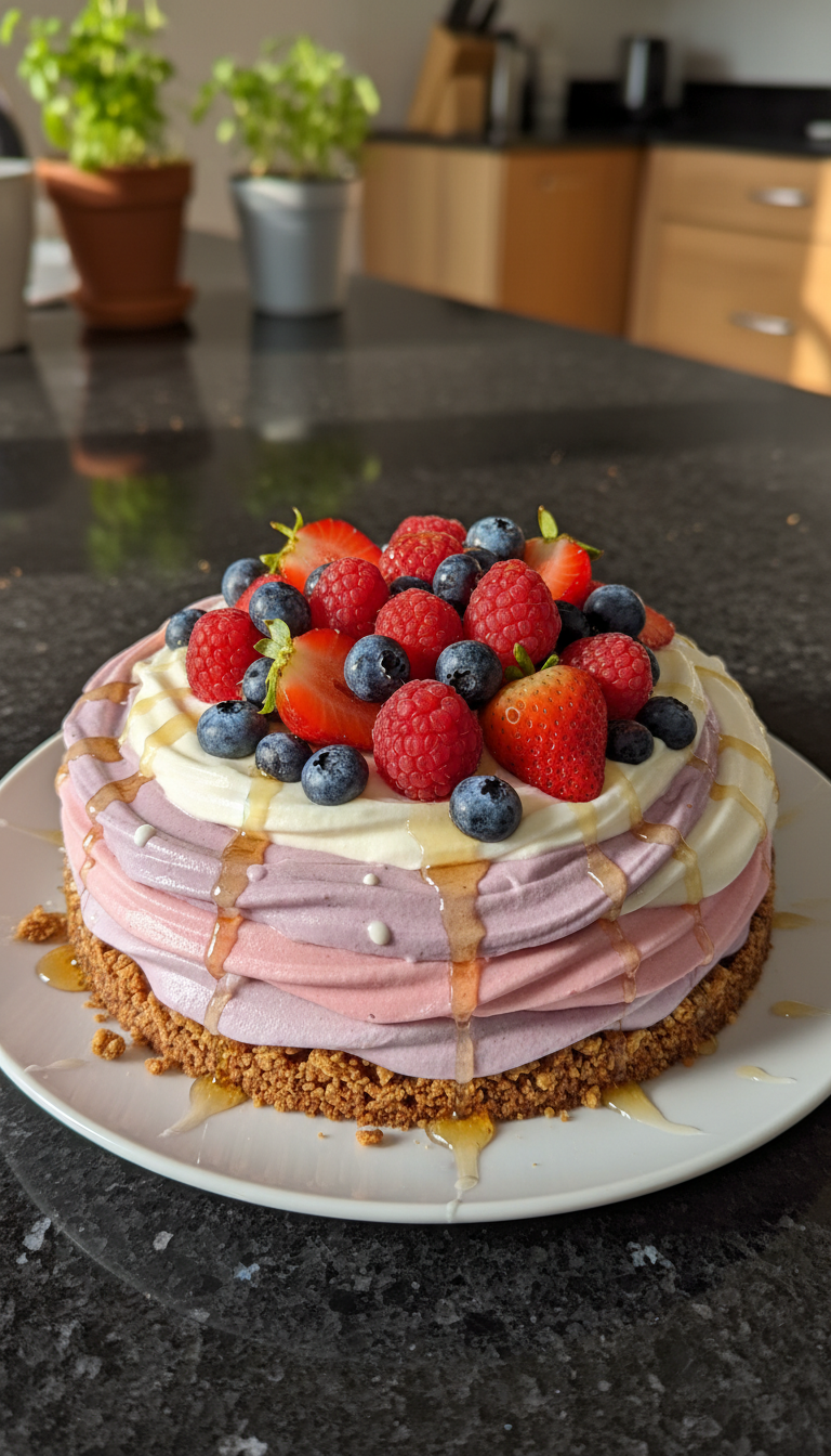 Delightful Frozen Yogurt Tart