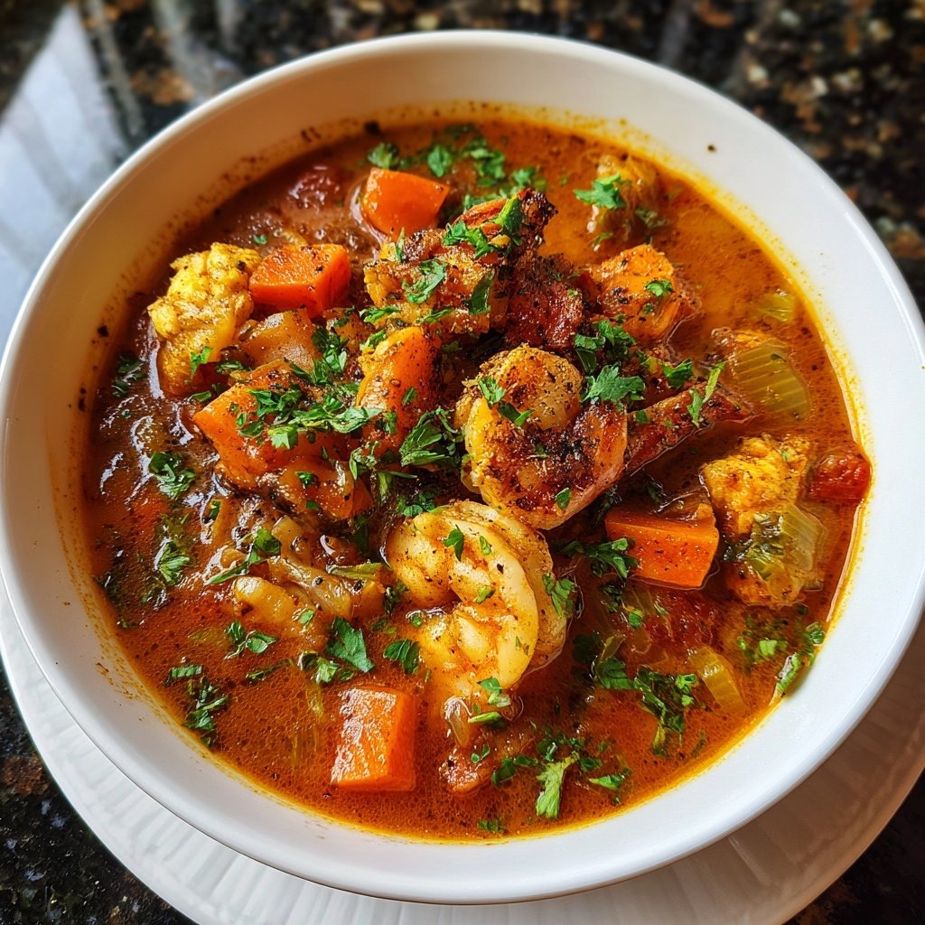 Seafood Bouillabaisse French Stew
