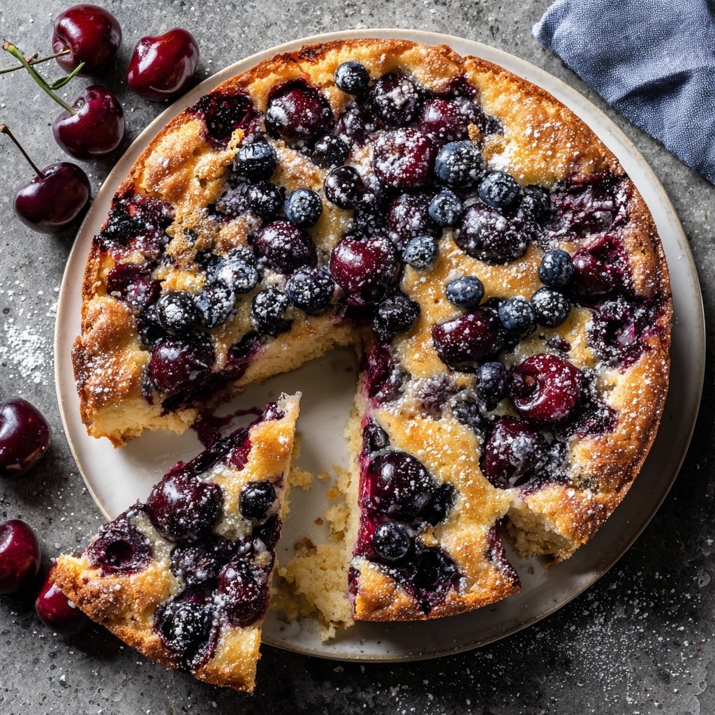 Spring Fruit Clafoutis Delight