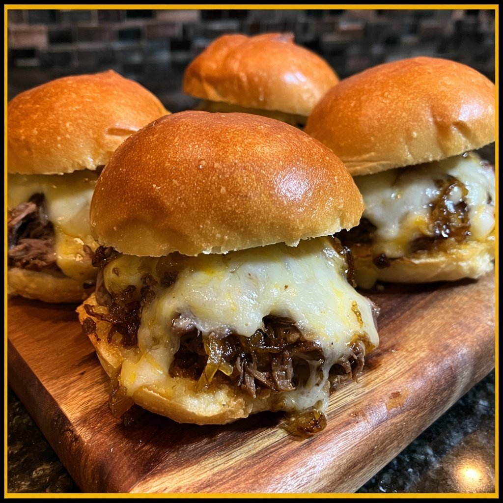 Caramelized Onion Beef Sliders