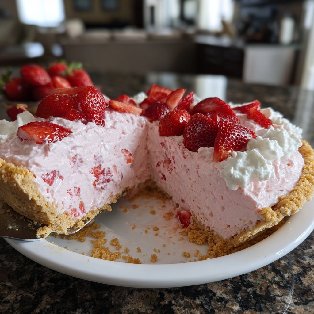Strawberry Chiffon Pie