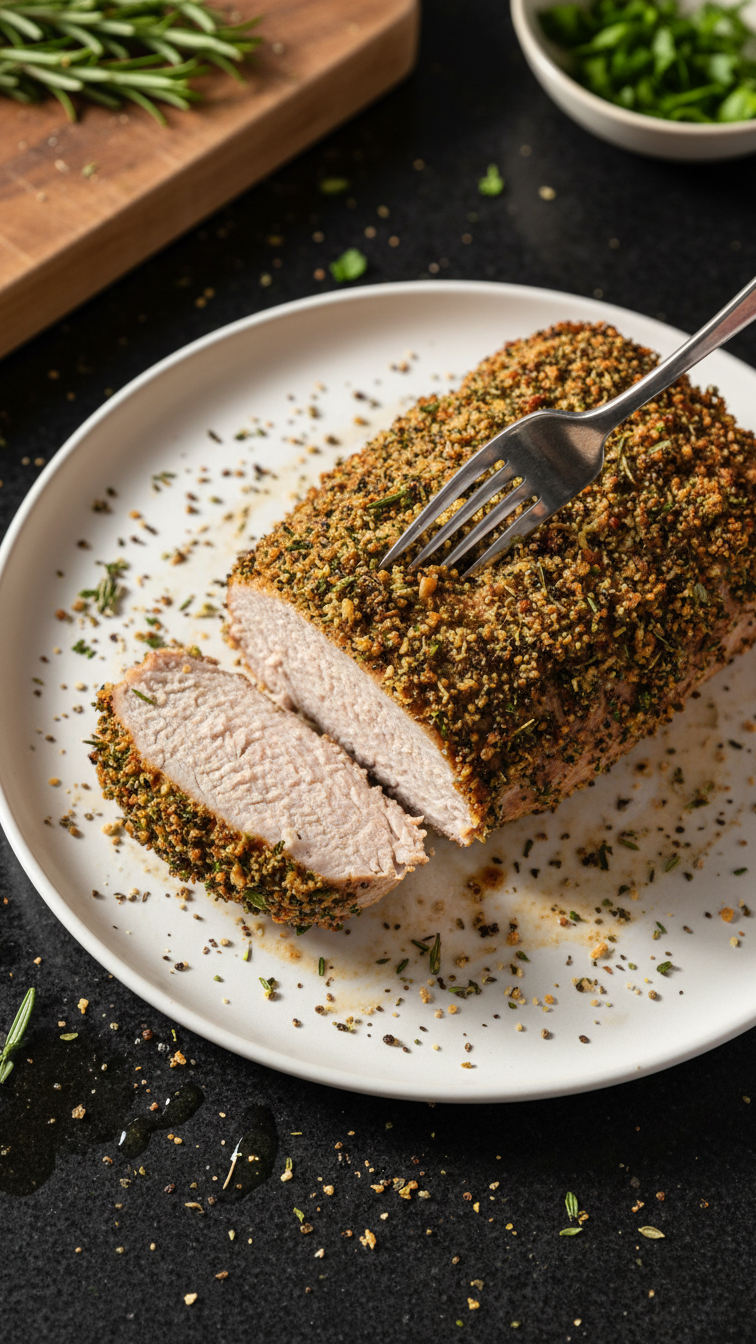 Herb-Crusted Pork Tenderloin