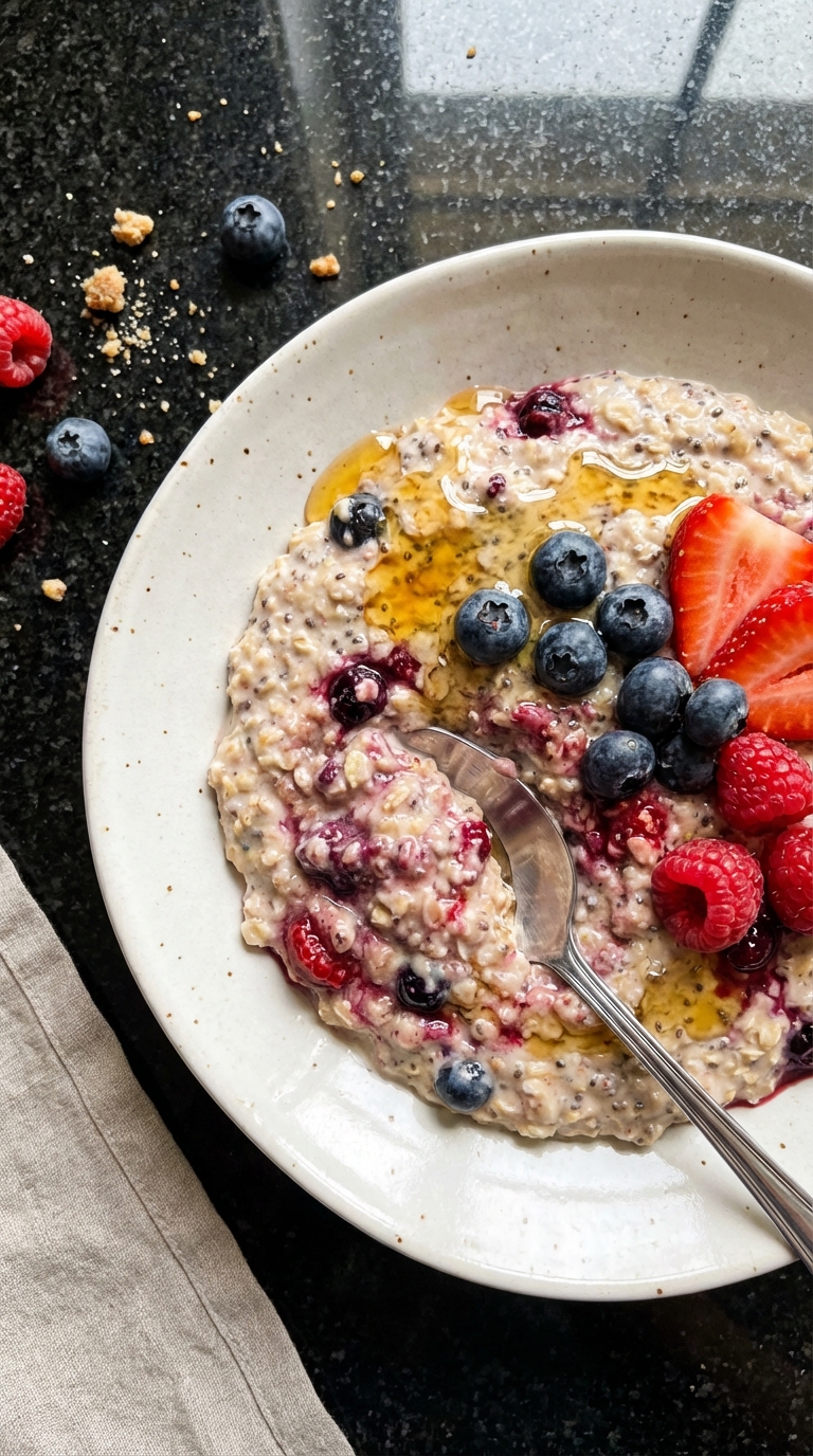 Berry Delight Protein Oats