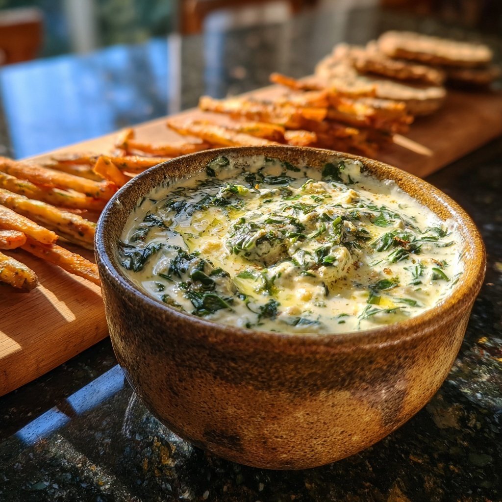 Creamy Dandelion and Yogurt Dip