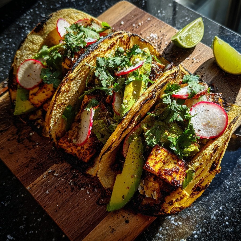 Spicy Grilled Tofu Tacos